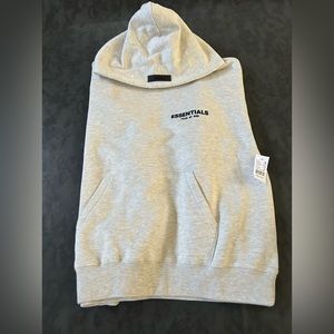 Essentials Fear of God Light Oatmeal Hoodie